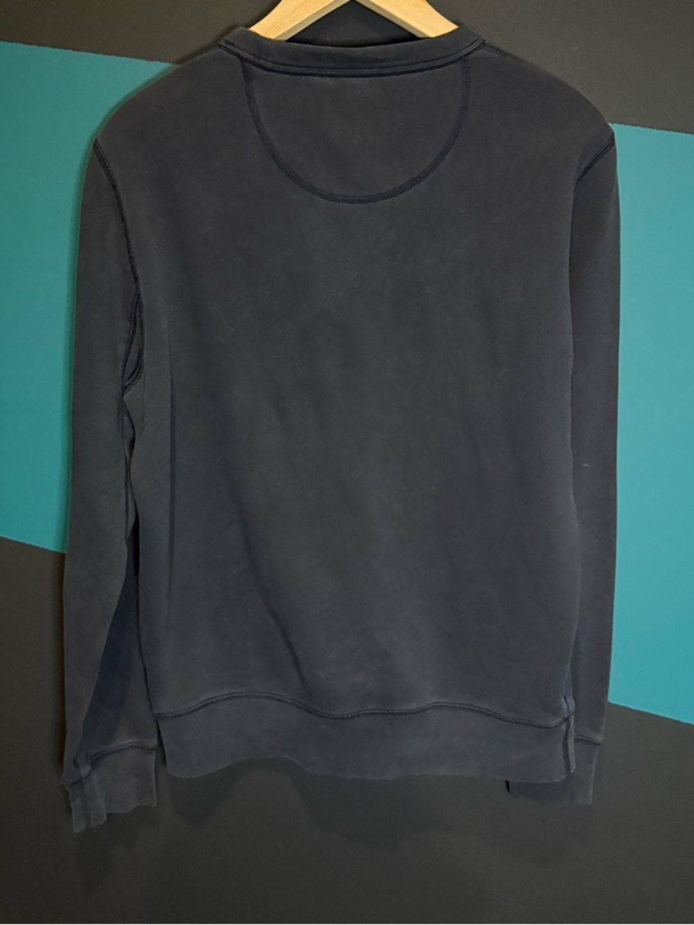Burberry Dark Navy Crewneck Sweatshirt - Picture 5 of 15